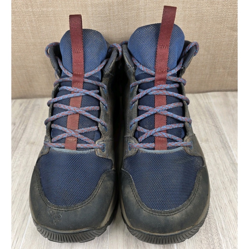 Teva Womens Grandview GTX Hiking Shoes Boots Blue Trail Waterproof Leather‎ Sz 9